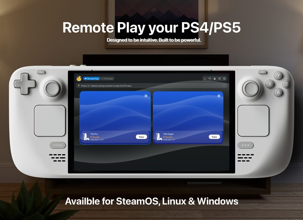 LAN Remote Play and control parameter settings panel in the Asobi client