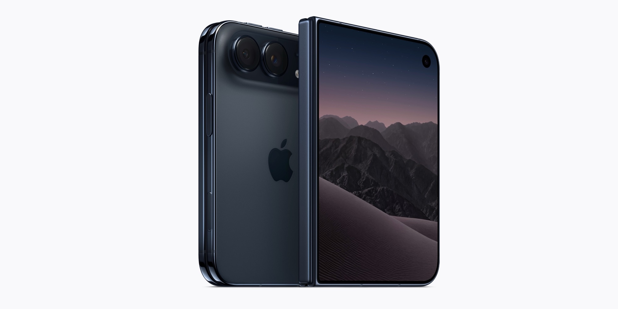 iPhone Duo 展开与折叠形态对比