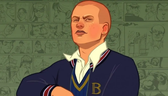 Konzeptgrafik des Bully-Protagonisten Jimmy Hopkins