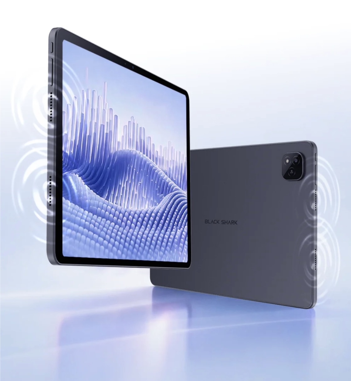 Symmetrische Vierfach-Lautsprecher des Black Shark Pad Air 7