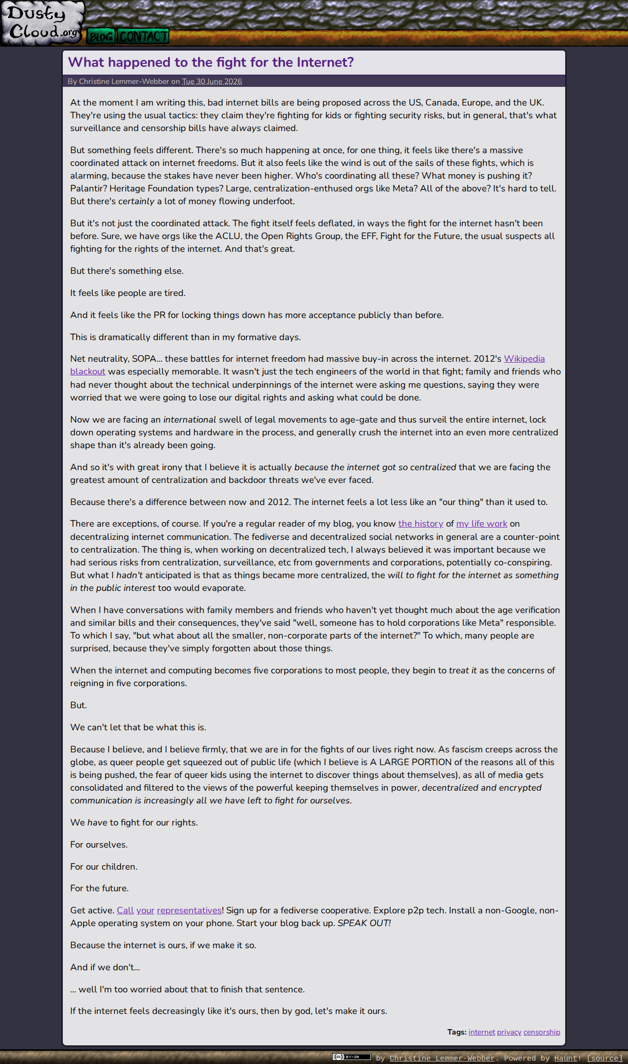 172 Upvotes on a Surrender: The Internet Isn't Worth Fighting For Anymore