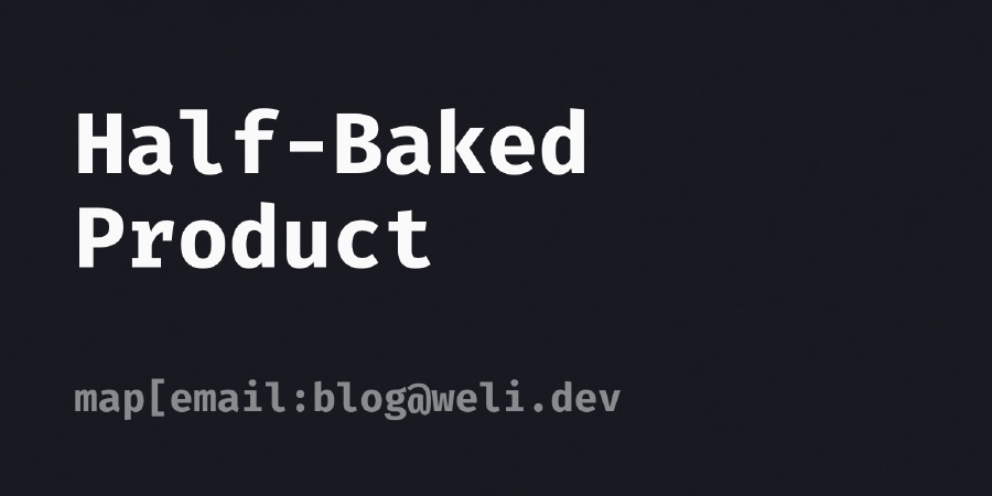 Half-Baked Product cover image