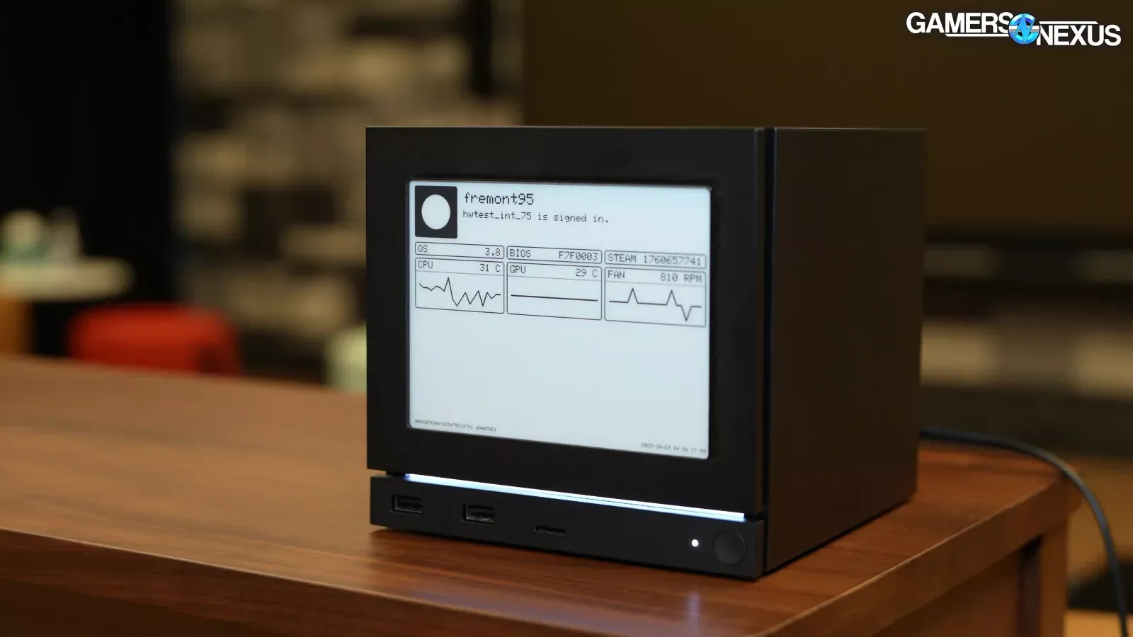 Steam Machine e-ink display panel