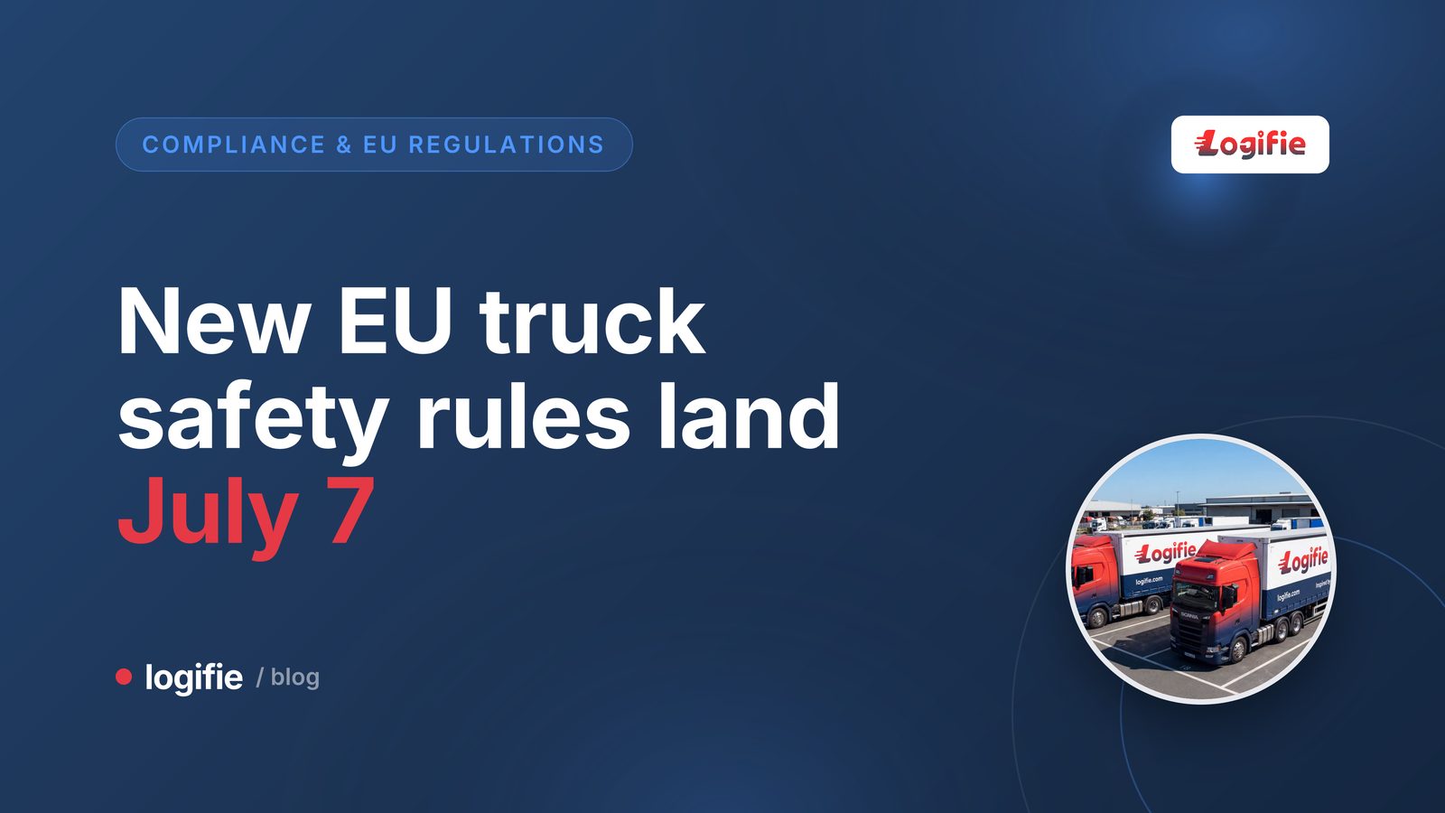 Driver monitoring camera module on a truck A-pillar