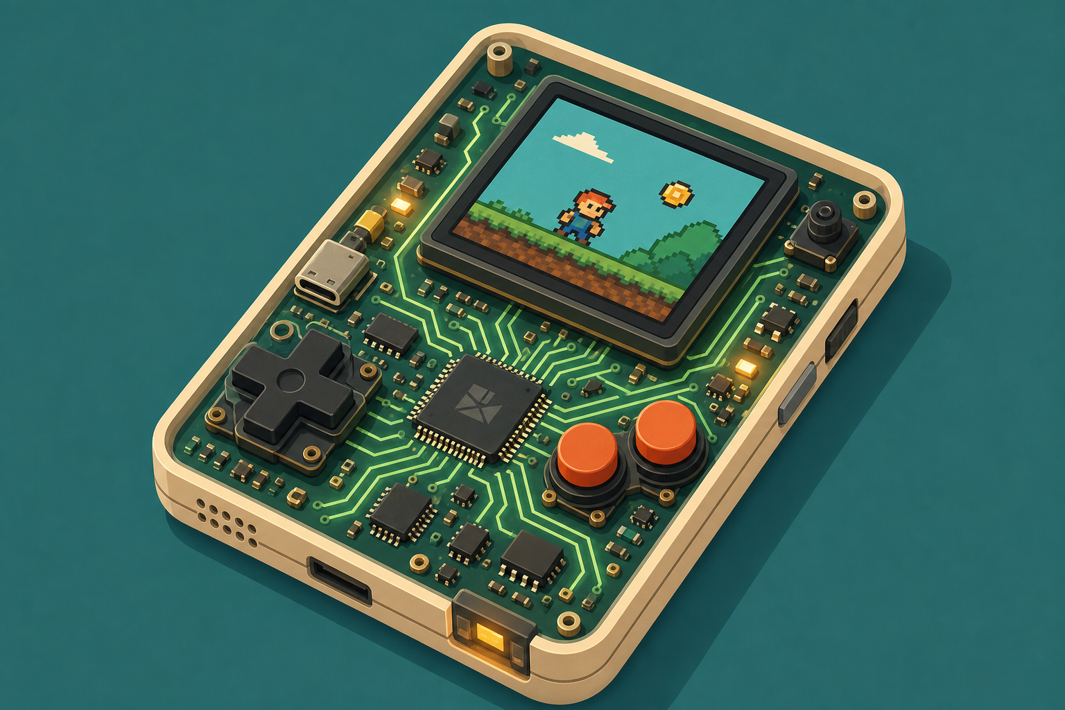 RISCBoy：一个人从 Verilog 到 PCB 手搓一台 RISC-V 掌机