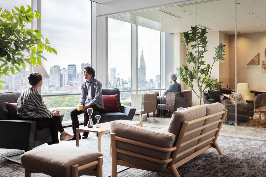 Stripe office scene