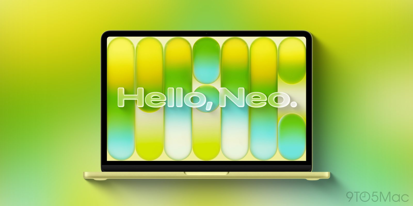 MacBook Neo 柑橘色官方渲染图