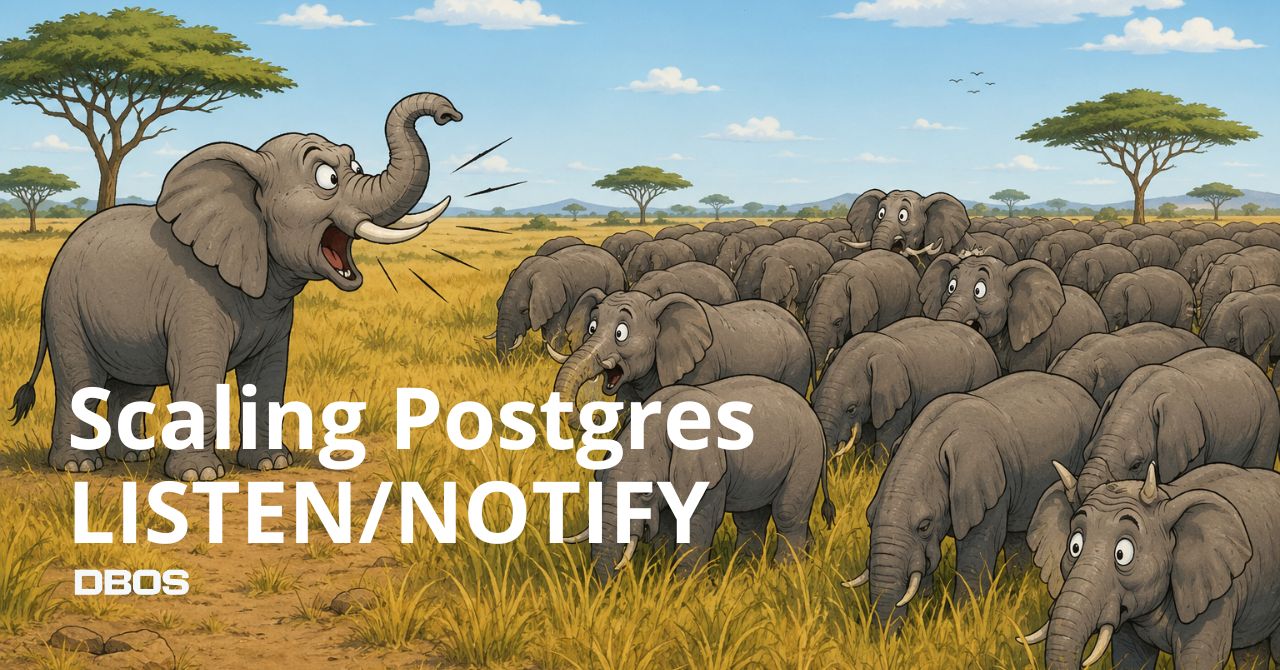 Scaling Postgres Listen/Notify