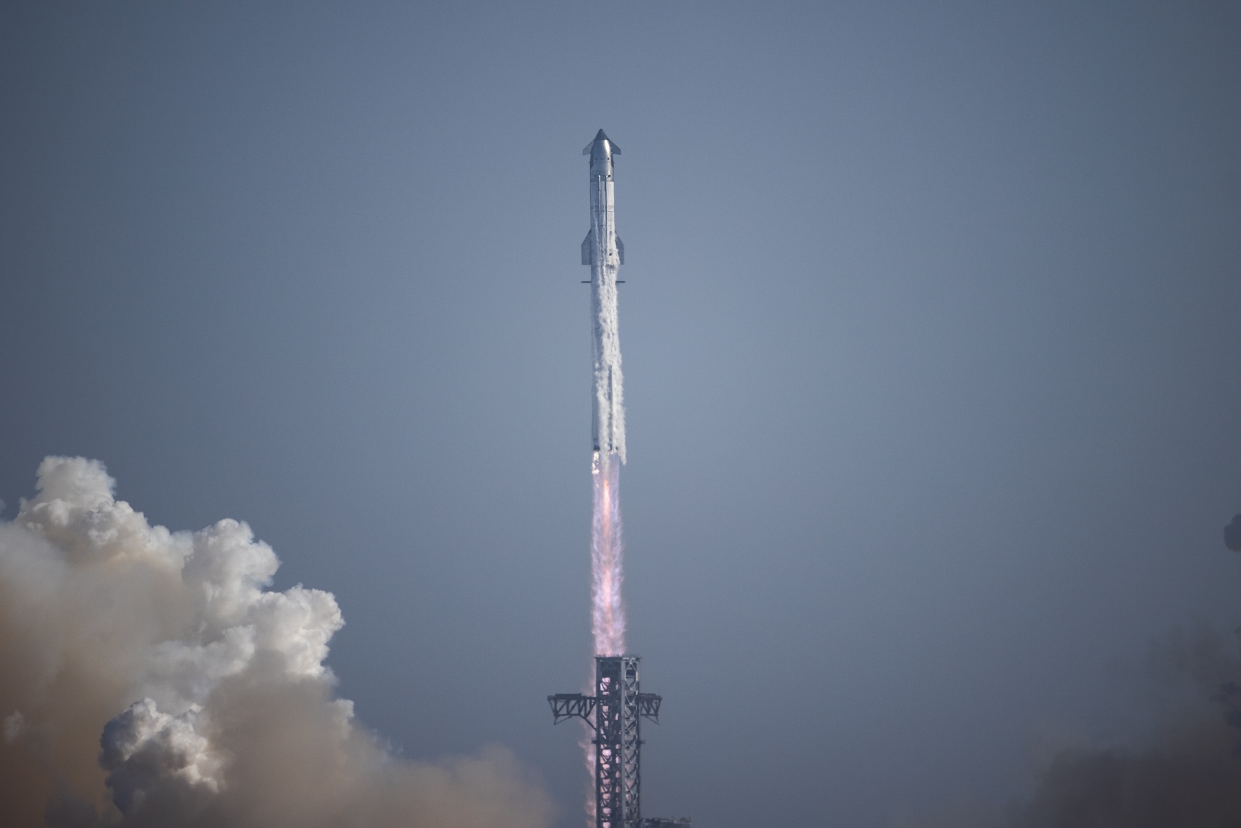 Starship与Super Heavy升空