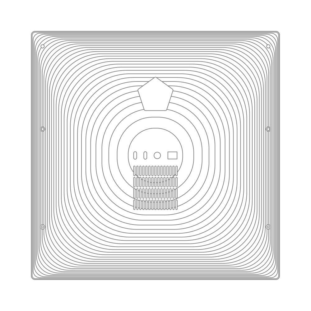 Pentaton LP Enclosure CAD Wireframe