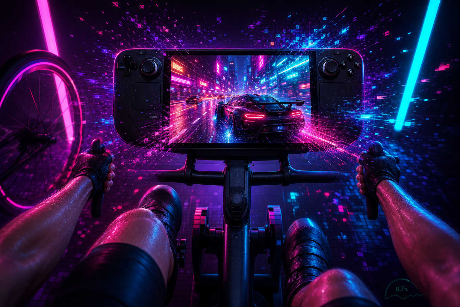 零硬件拆解：蓝牙标准协议把骑行训练台变成游戏手柄