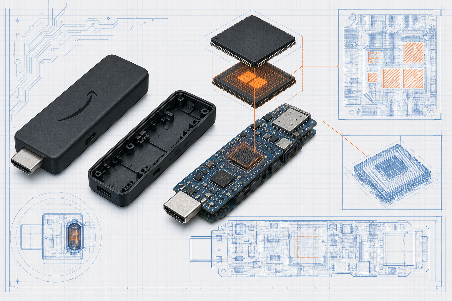 Fire Stick HD 拆解实锤：4K 硬件能力全在，降级全靠软件锁