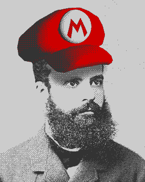 Pareto戴上Mario帽子的交互示意图