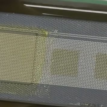 纳米孔芯片细节特写