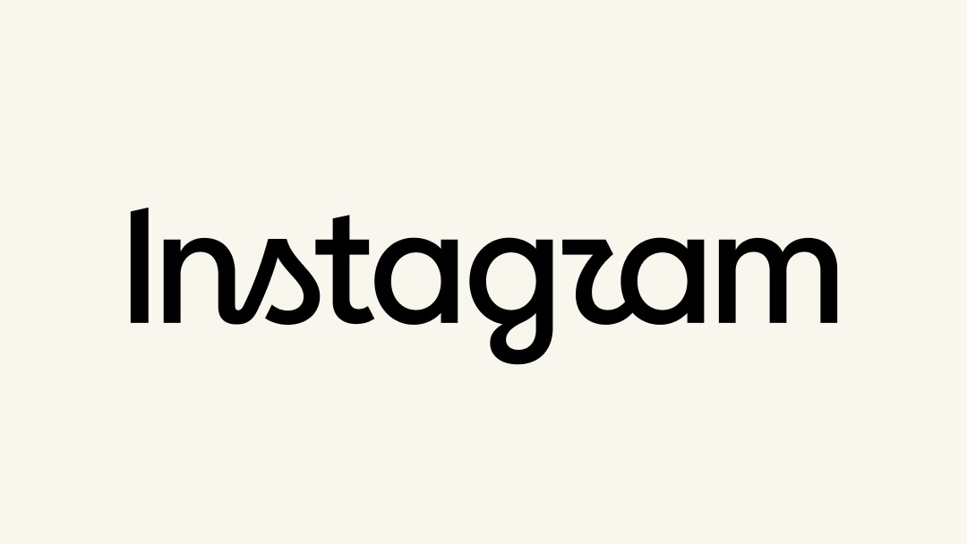 Instagram 新 wordmark 特写