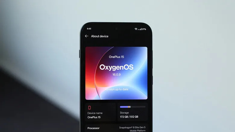 OnePlus 手机上的 OxygenOS 界面