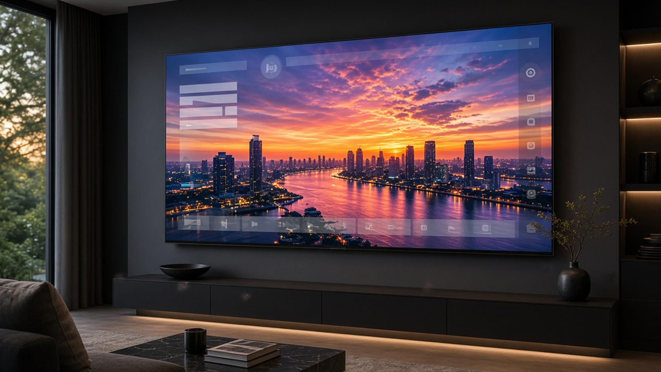OLED 电视报道配图