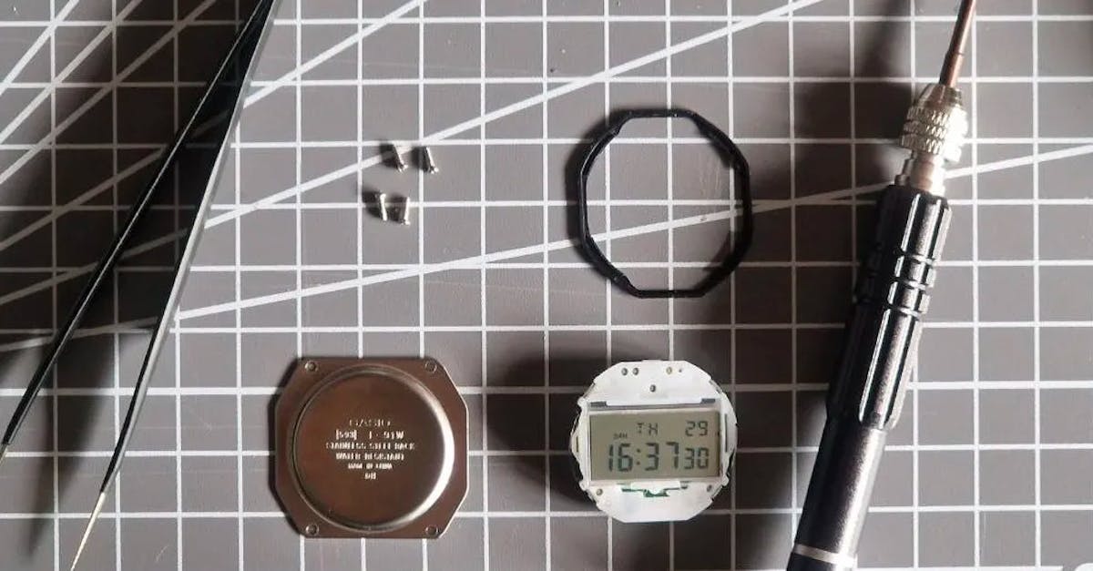 Despiece interno del Casio F-91W