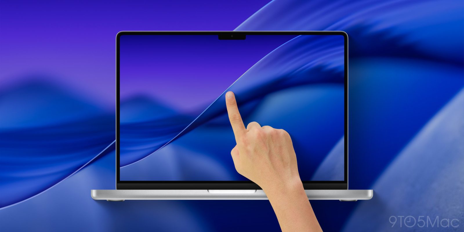 触屏 MacBook 概念渲染图