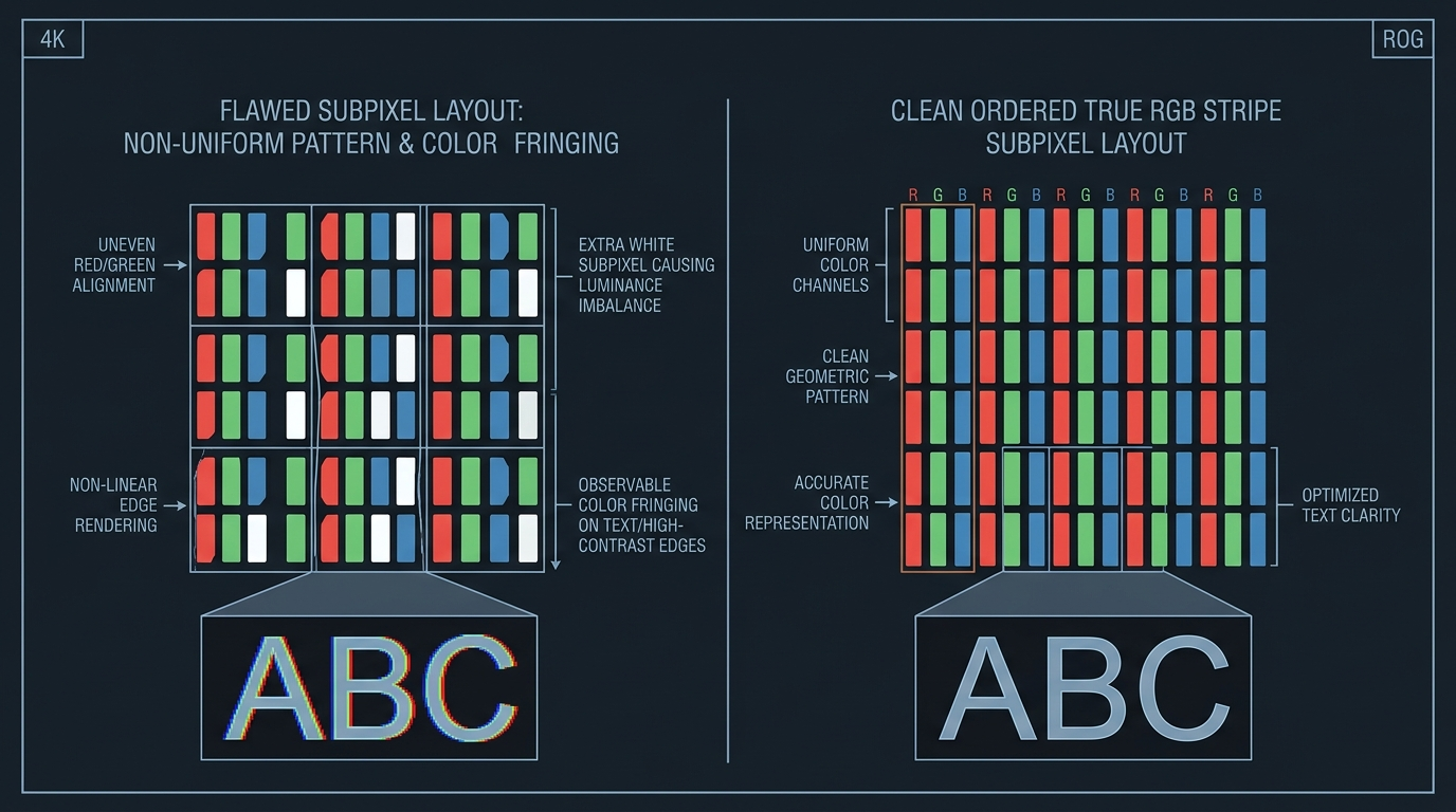 华硕把 RGB 排列做进 4K OLED 屏：终结文字发虚但卖 1200 美元