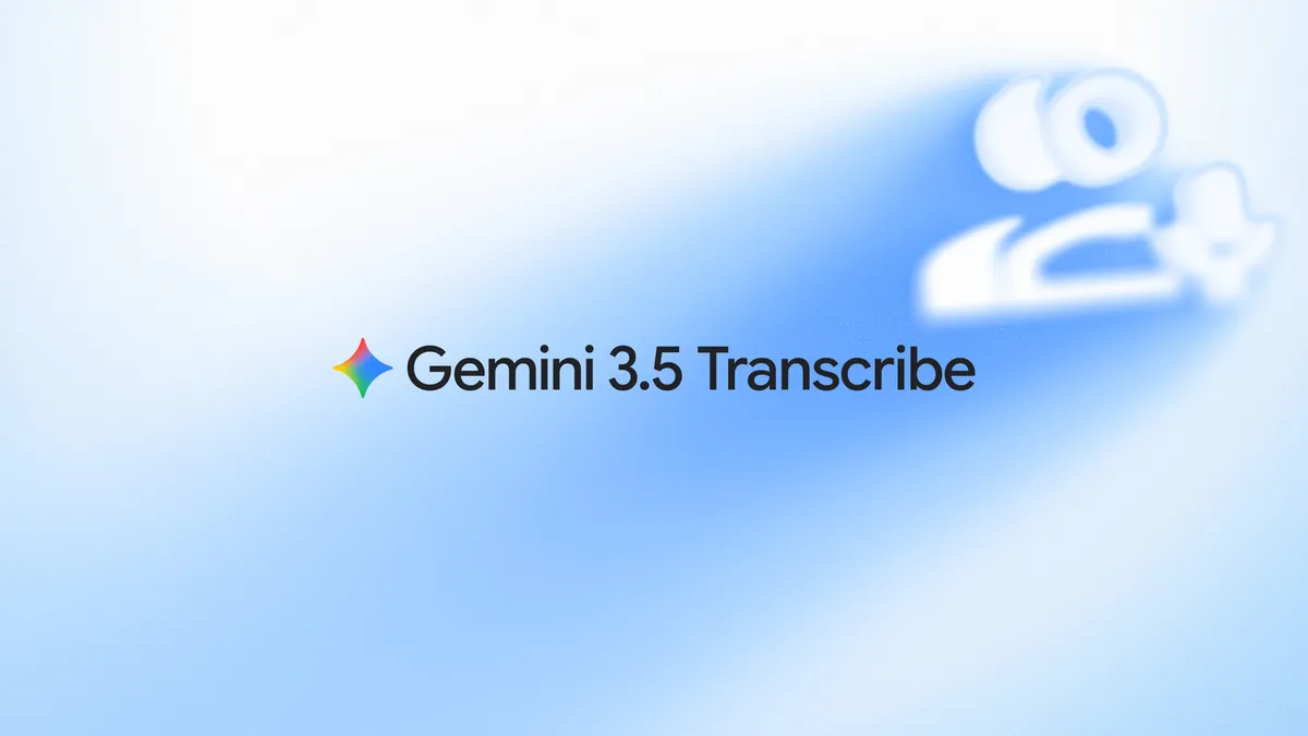 Gemini 3.5 Transcribe 主视觉