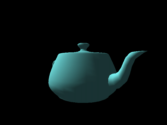 zSST 在仿真中渲染 Utah teapot