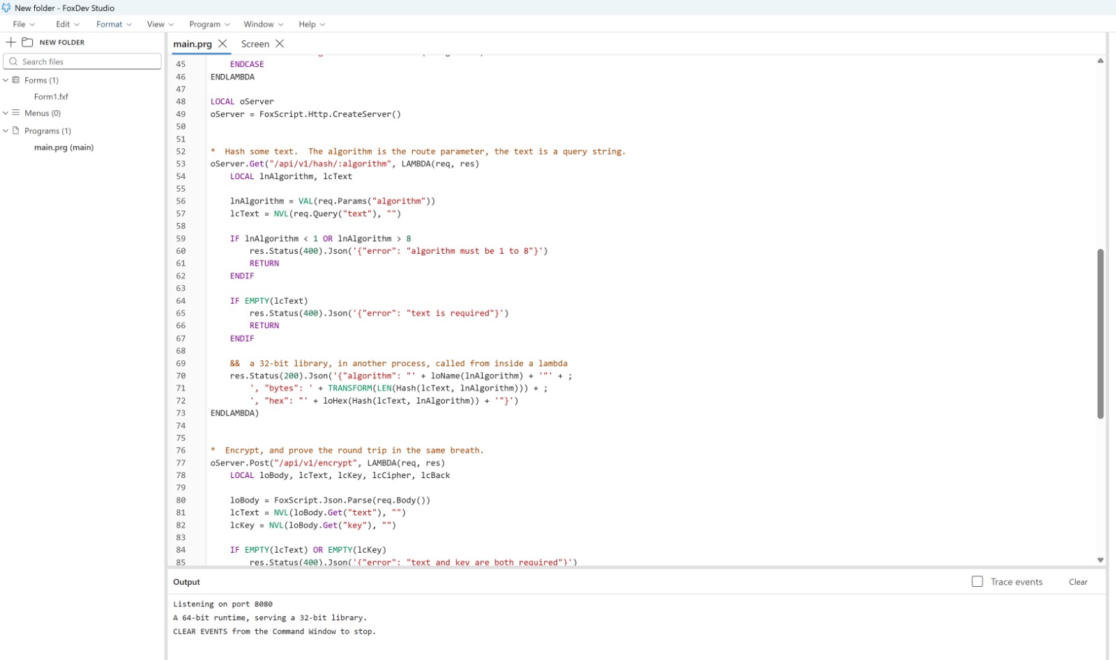 FoxScript HTTP 路由
