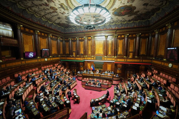 Abstimmung im italienischen Senat