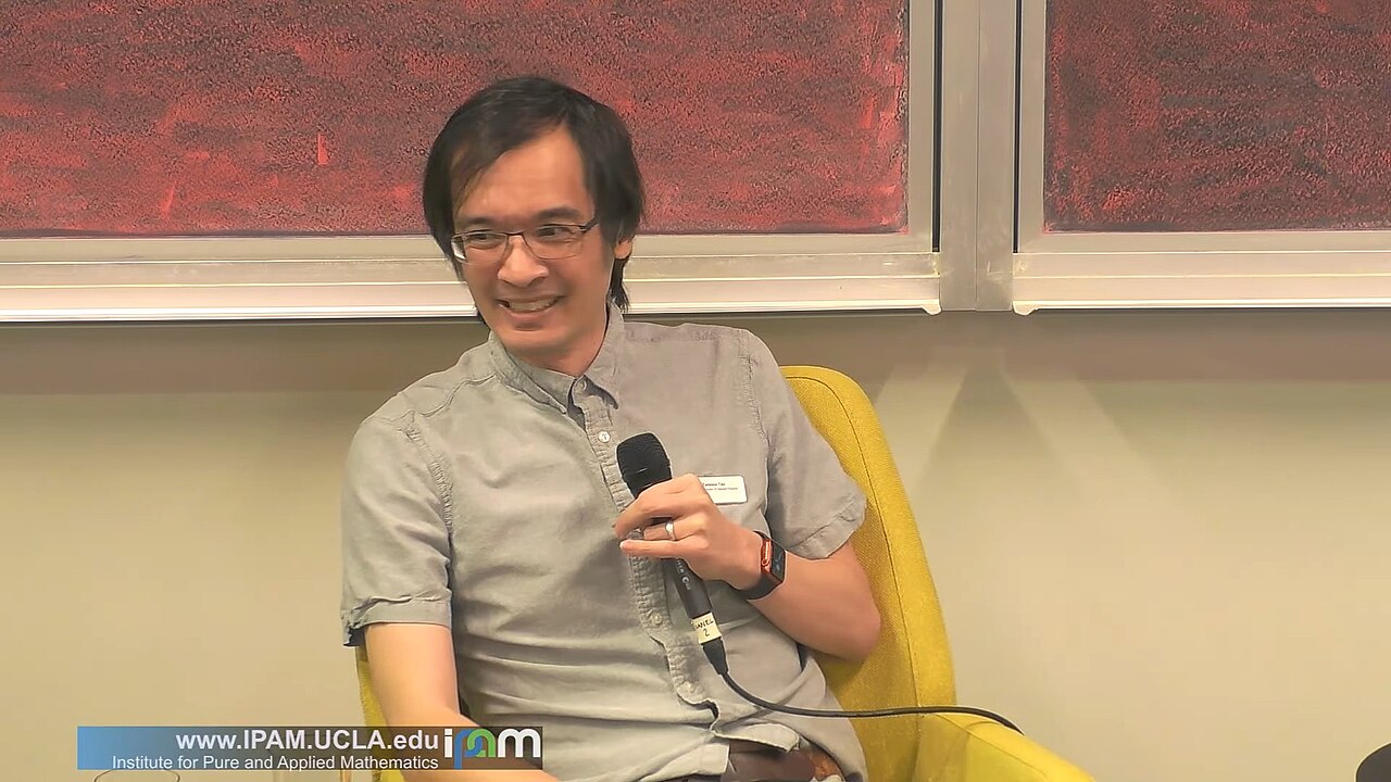 Terence Tao during a 2026 fireside chat at IPAM