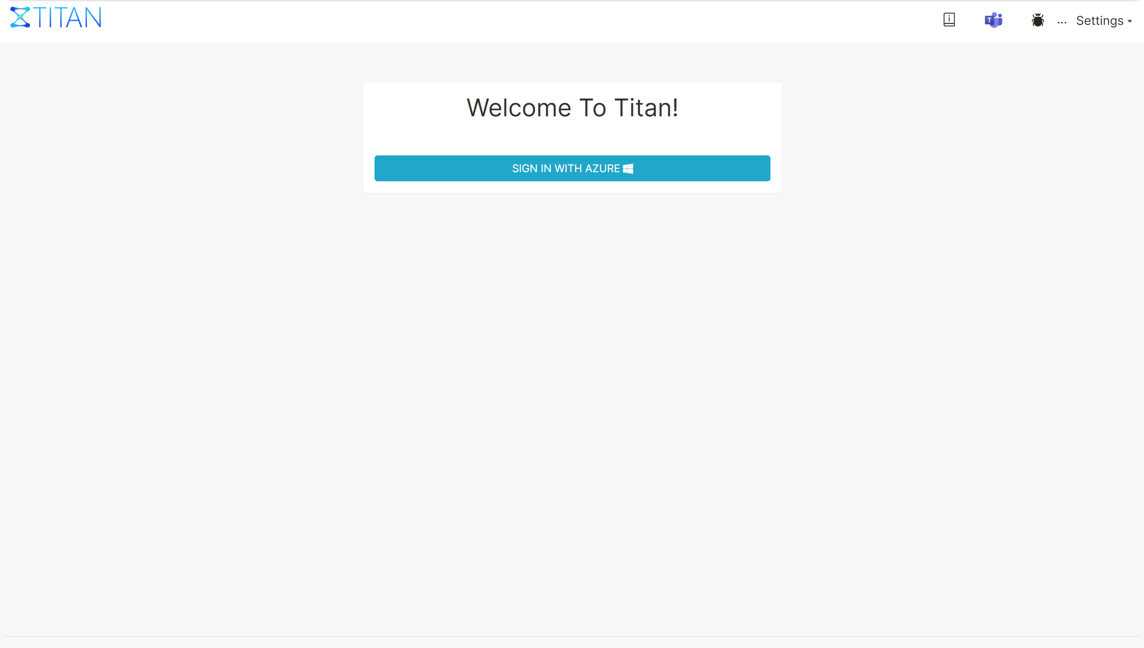 Archived Titan interface recovered from the Wayback Machine