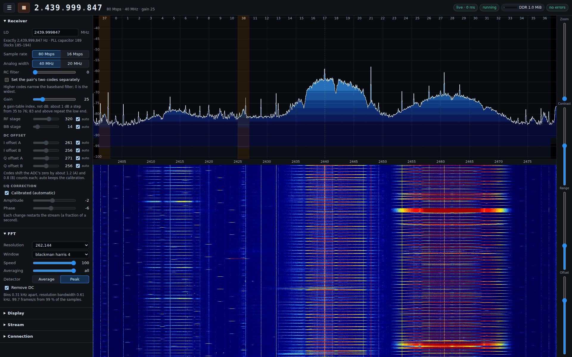 eSpDR proves ESP32 raw IQ output