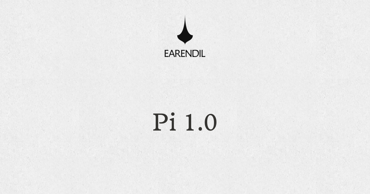 Pi 1.0 release banner