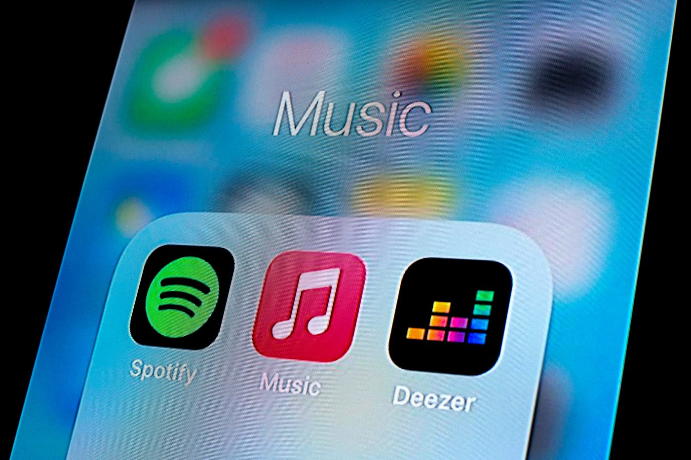 Streaming service app icons
