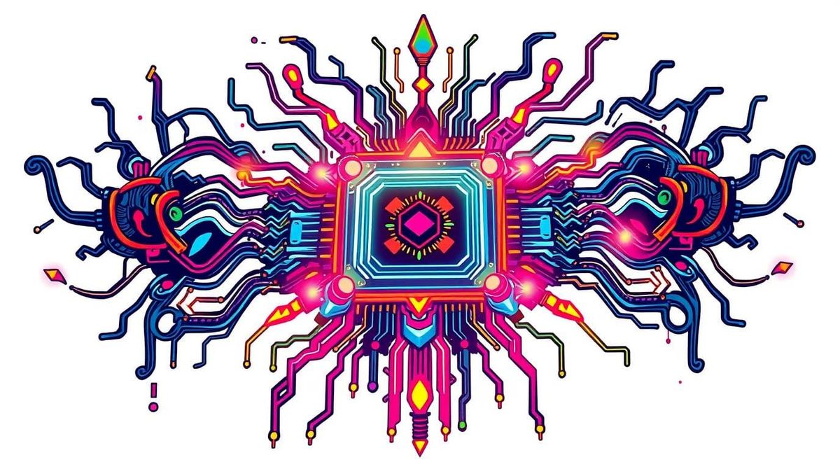 Conceptual illustration depicting a unikernel as a minimal digital core