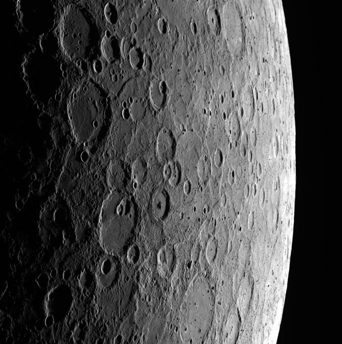 Lunar terminator region