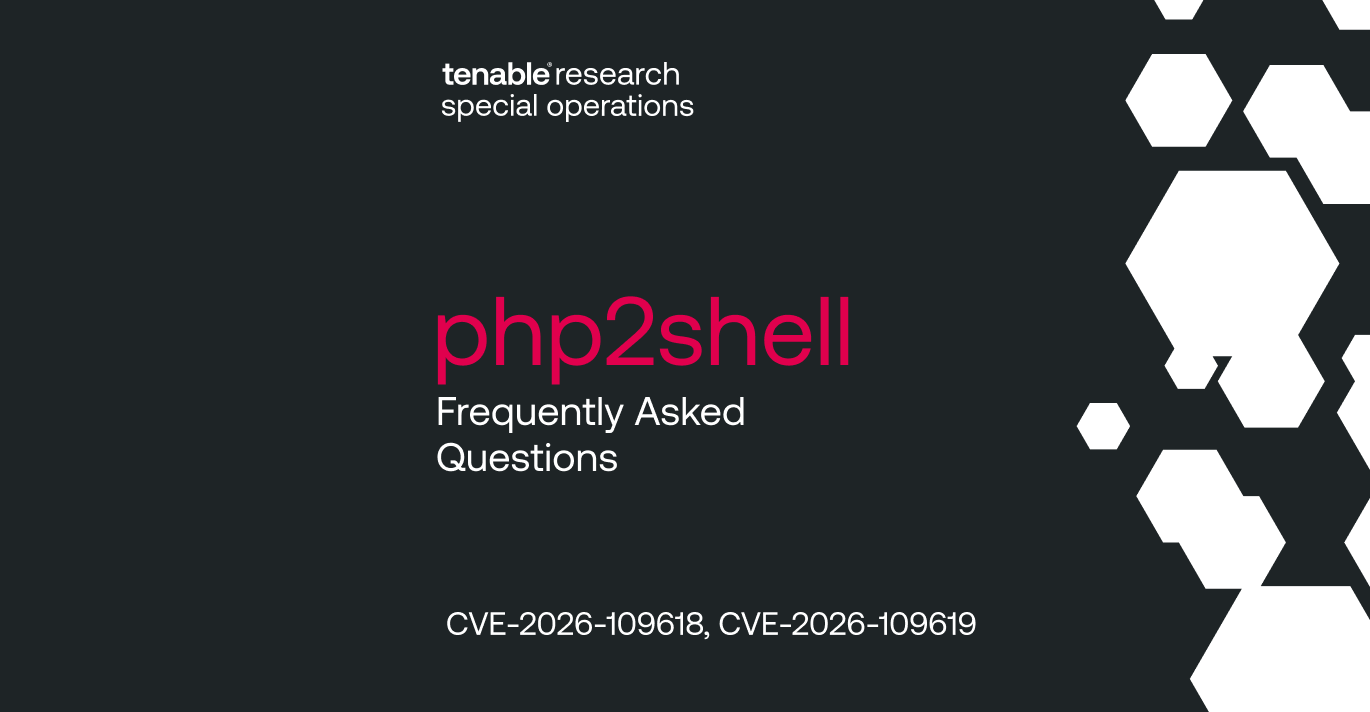 Tenable 针对两个漏洞的官方答疑文章头图