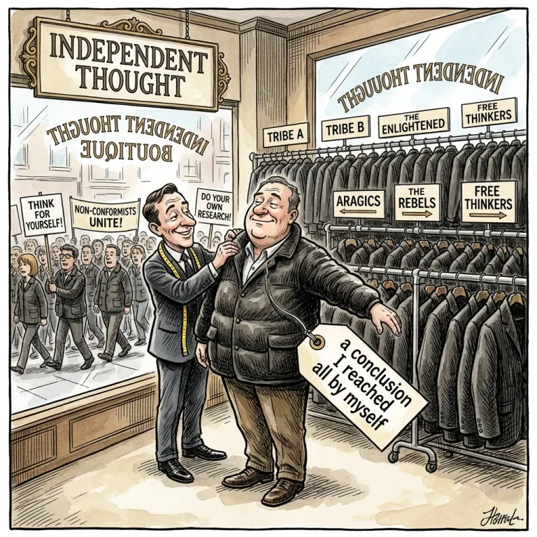 Satirical cartoon by Nano Banana 2.1 based on Kimi K3 script