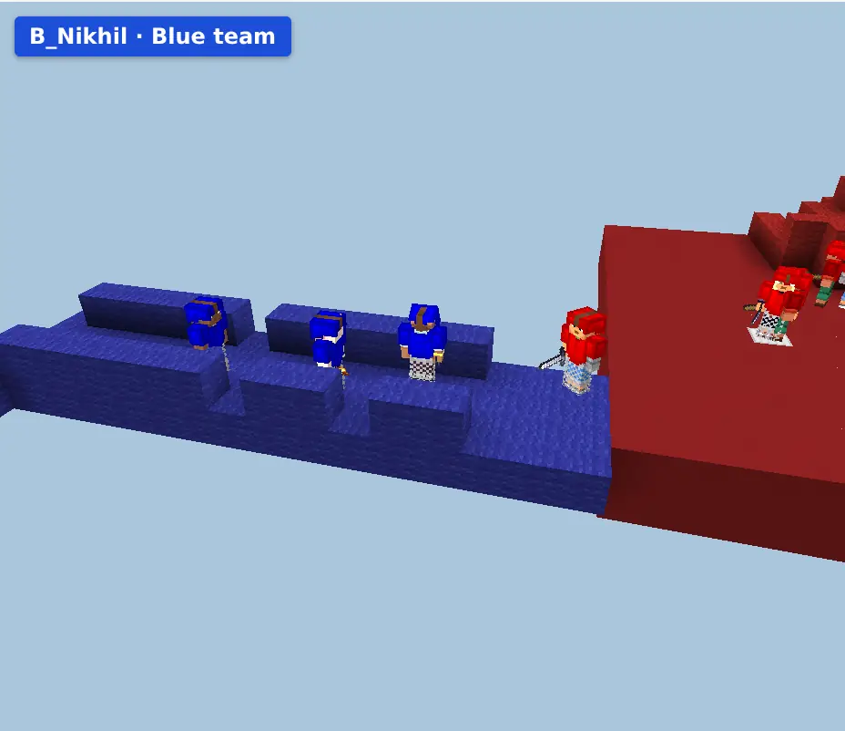 Bed Wars match replay screenshot