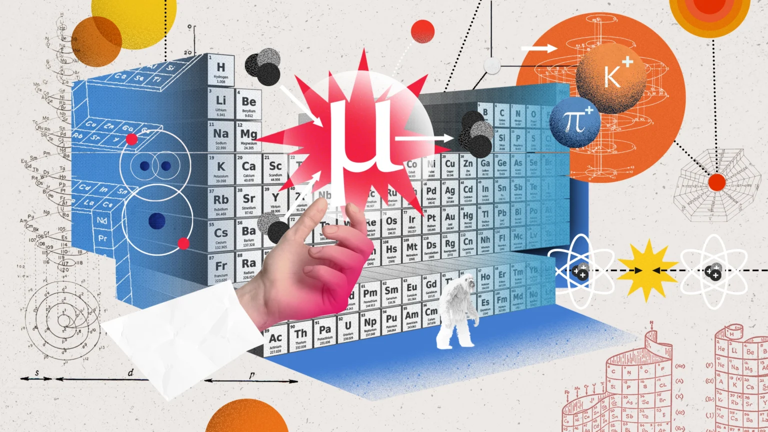 Quanta Magazine cover illustration: Muon-catalyzed fusion